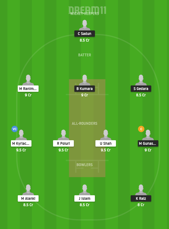 SLL vs CEC Dream11 Team Prediction for Small League