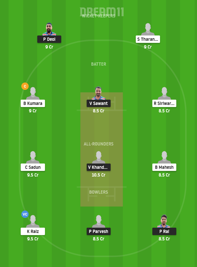 AMD vs SLL Dream11 Team Prediction for Grand League