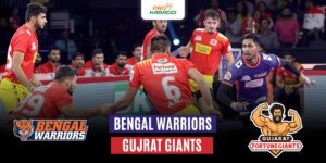 BEN vs GUJ Kabaddi Dream11 Prediction, Vivo Pro Kabaddi 2021, Season 8, Bengal Warriors vs Gujrat Giants Pro Kabaddi Starting 7, Player Stats, Match 9