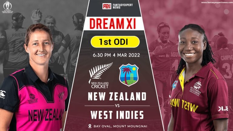 NZ-W vs WI-W 1st ICC Women's ODI Dream11 Team