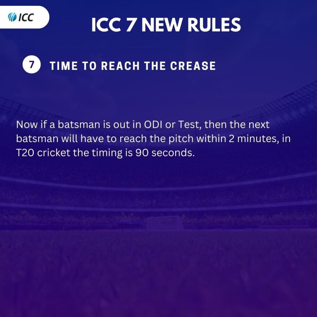 ICC 7 new Rules 2022