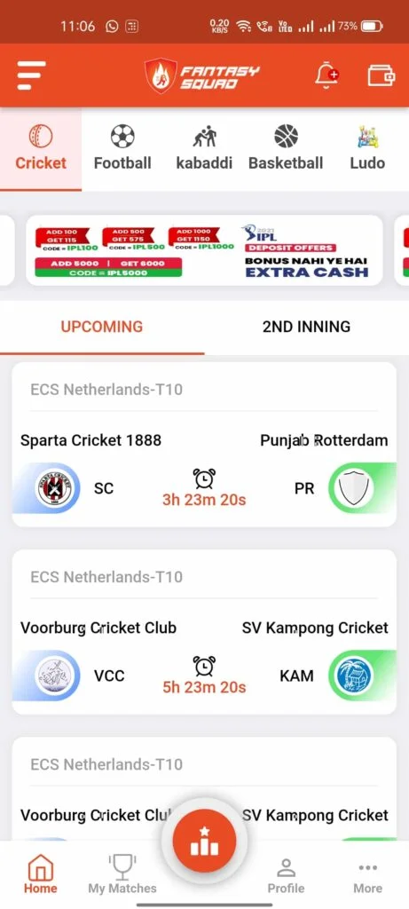 How to Play Fantasy Cricket on Fantasy Squad App