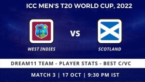 WI vs SCO Dream11 Prediction