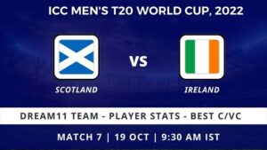 IRE vs SCO Dream11 Prediction