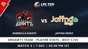 DG vs JK Dream11 Prediction