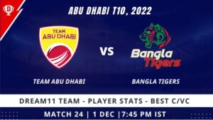 TAD vs BT Dream11 Prediction