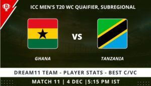 GHA vs TAN Dream11 Prediction