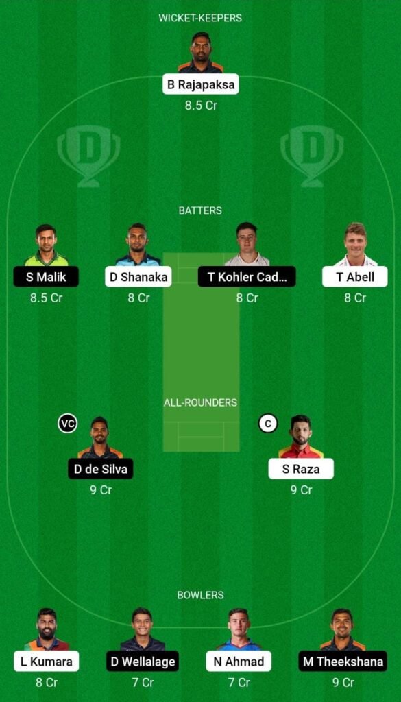 DG vs JK Dream11 Team Prediction