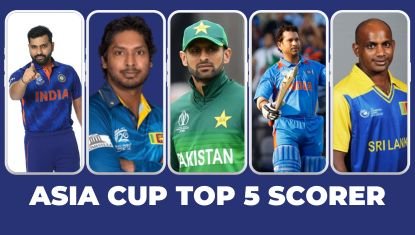 Asia Cup Top 5 Run Scorers