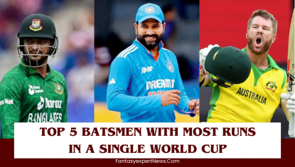 Top 5 Batsmen With Most Runs In A Single World Cup