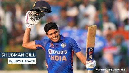 Shubman Gill Tests Positive for Dengue, Likely to Miss India's Opening Match in 2023 ODI World Cup