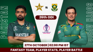 PAK Vs SA Dream11 Team Prediction