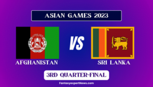AFG vs SL Dream11 Prediction
