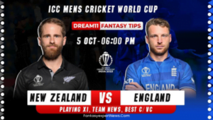 ENG vs NZ 1st ODI Dream11 Prediction