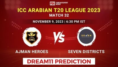 AJH vs MEM Dream11 Team Prediction, Match 32, Player Stats, Pitch report, Playing11, ICC Arabian T20 League, Ajman Heroes vs Med-East Metals Dream11 fantasy cricket Prediction