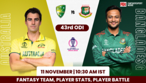 AUS Vs BAN Dream11 Team Prediction