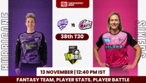 HB-W vs SS-W Player Stats