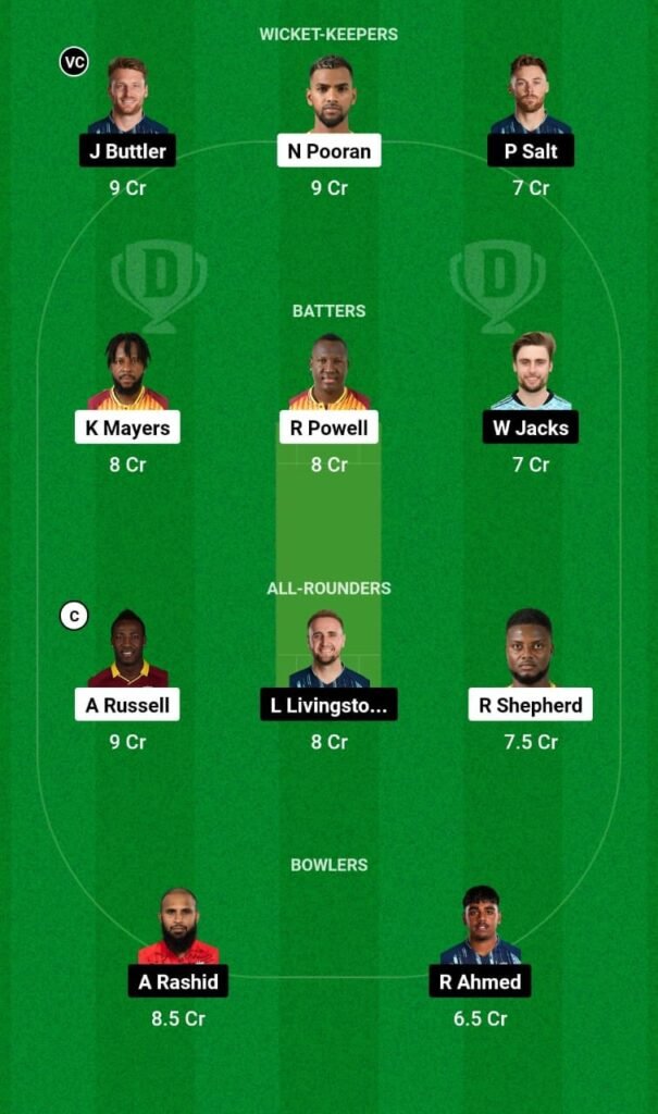 WI vs ENG Dream11 Team Prediction 2nd T20I