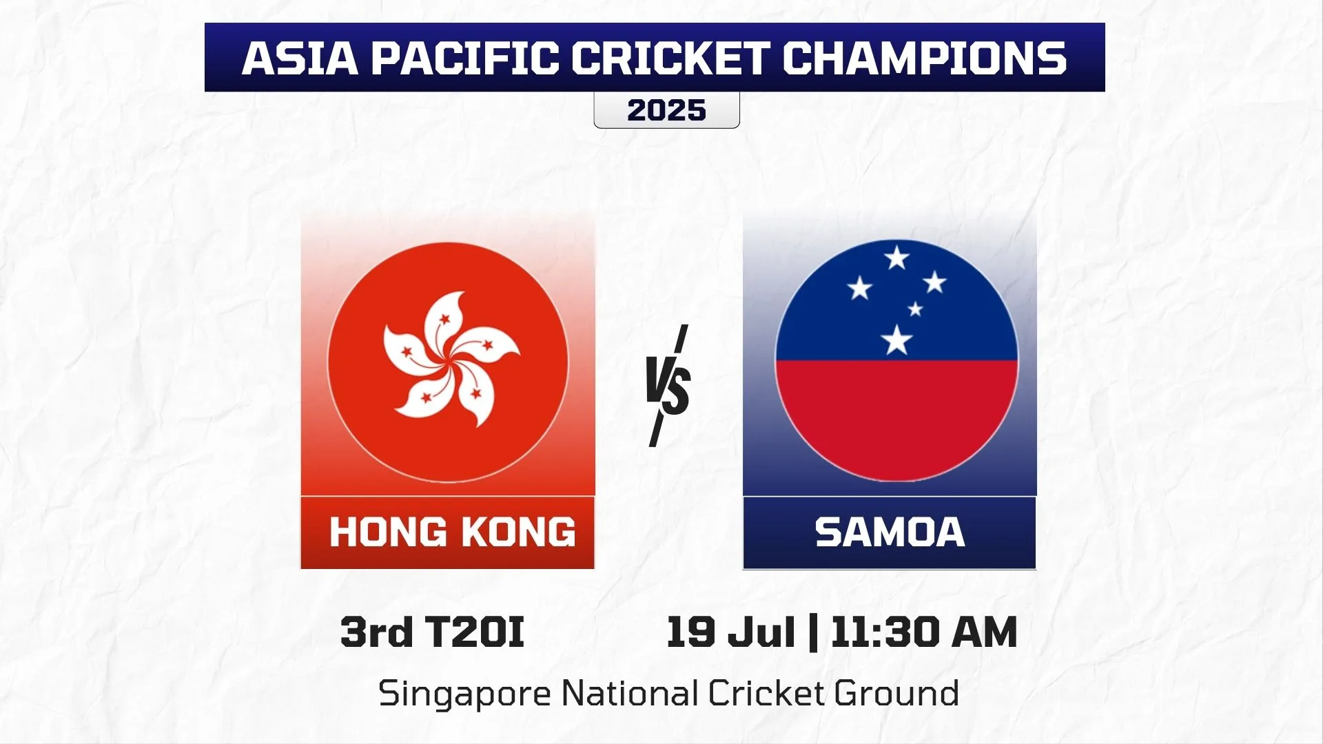 HK vs SMO Dream11 Prediction: Player Stats, Pitch Report, Playing11 & Asia Pacific T20I