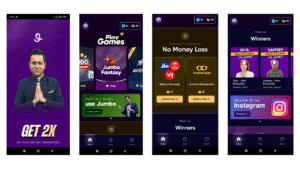 Jumbo Games App Interface