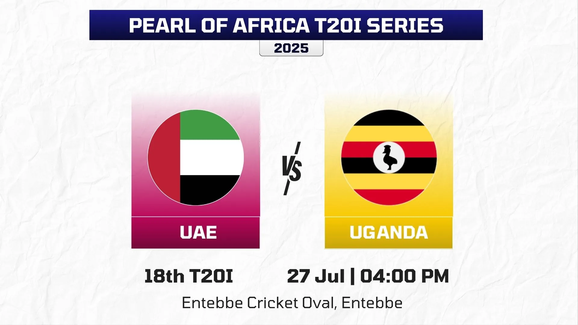 United Arab Emirates vs Uganda Dream11 Prediction Today Match, 18th T20I, Pearl of Africa T20I Series, 2025