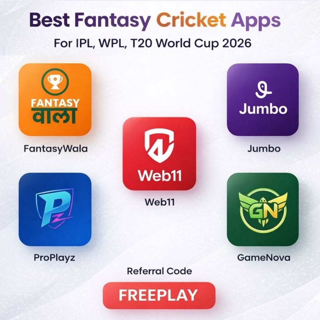 Best Fantasy Cricket Apps For Ipl and T20 World Cup 2026
